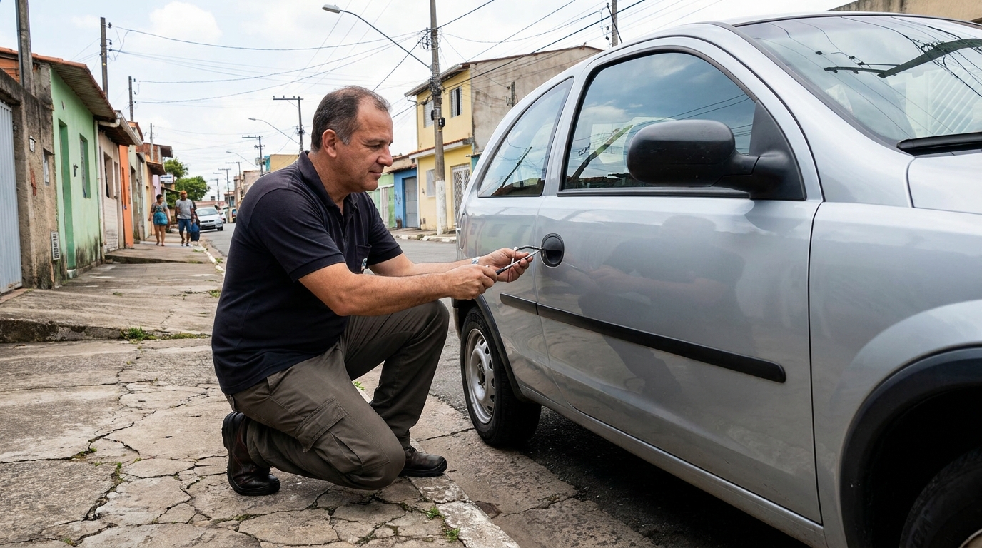 Abertura de carro sem danos por chaveiro em Juiz de Fora‑MG